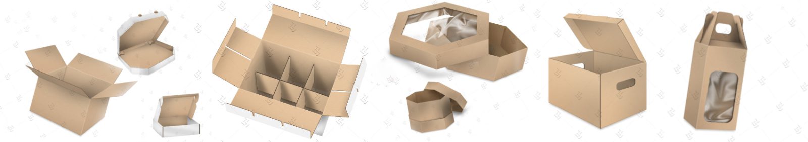 Małe pudełka kartonowe od producenta